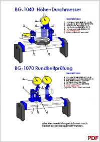 BG-1040 - Höhe+Durchmesser 1070 Rundheitprüfung Katalog B