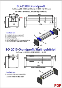 BG-2000 Grundprofil Katalog B