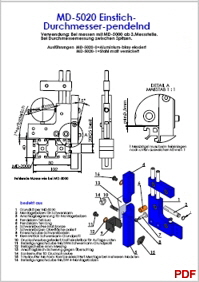 MD-5020  Einstich-Durchmesser pendelnd Katalog B